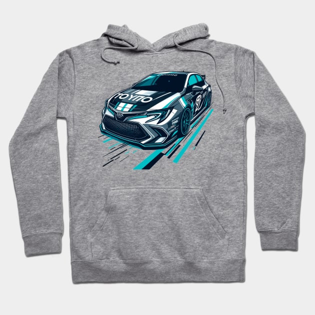 Toyota Corolla Hoodie by Vehicles-Art